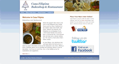 Desktop Screenshot of casafilipina.com